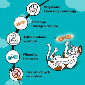 Dreamies Przysmak z nutą kocimiętki dla kota op. 60g 2