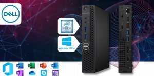 Komputer Dell Optiplex 3050 Tiny Intel Core i5 8GB DDR4 256GB SSD Windows 10 Pro 9
