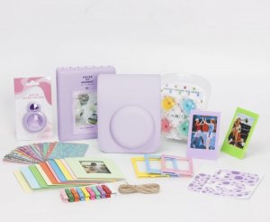Pokrowiec LoveInstant Akcesoria do FujiFilm INSTAX Mini 12 Fioletowy 3