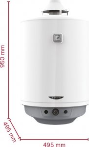 Bojler Ariston S/SGA X 100 EE 100 4.3 kW (3211198) 2