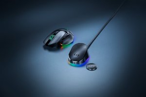 Razer Mouse Dock Pro + Wireless Charging Puck Bundle RGB 5