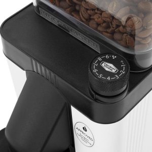 Młynek do kawy Moccamaster - KM5 Burr Grinder Matt White - Młynek automatyczny 6