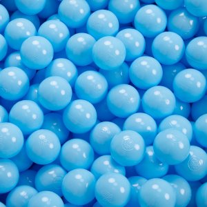 KiddyMoon KiddyMoon Plastikowe piłeczki 7cm babyblue 50 Zabawka zestaw kulek 2