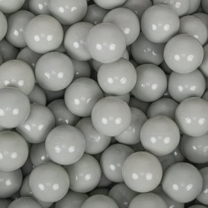 KiddyMoon KiddyMoon Plastikowe piłeczki 7cm zielonoszary 50 Zabawka zestaw kulek 2