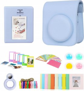 Pokrowiec LoveInstant Zestaw 8w1 Akcesoria do FujiFilm INSTAX Mini 12 / Niebieski 2