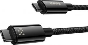 Kabel USB Baseus USB-C - USB-C 1 m Czarny (CAWJ040001) 4