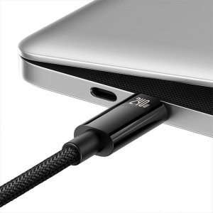 Kabel USB Baseus USB-C - USB-C 1 m Czarny (CAWJ040001) 5