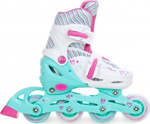 Rolki Raven Inlineskates Loret Mint rekreacyjne regulowane białe r. 30-33 3