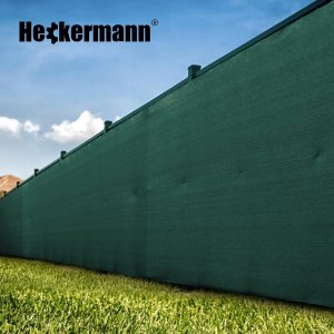 Heckermann Zestaw Siatka cieniująca 1,5x25m - Zielona + Opaski zaciskowe 100szt - Zielone 4