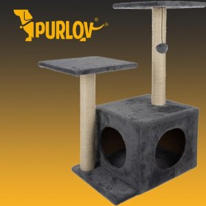 Purlov Drzewko dla kota 71cm szare 21712 11