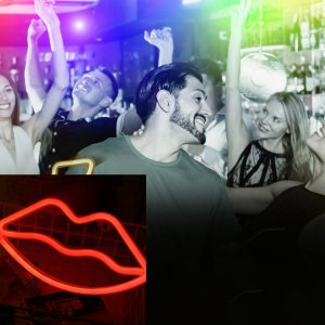 Kinkiet Heckermann Neon LED Heckermann wiszący USTA 4