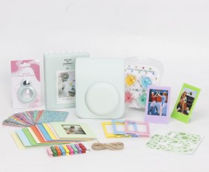 Pokrowiec LoveInstant Zestaw 8w1 Akcesoria Do Fujifilm Instax Mini 12 / Zielony - Miętowy 3