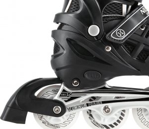Rolki Nils Extreme NH10905 z wymienną płozą regulowane czarne r. 39-42 7