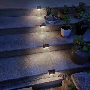 Oprawa schodowa Maclean Lampa solarna schodowa tarasowa MCE319 LED IP44 4000K czujnik zmierzchu 13