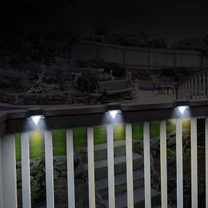 Oprawa schodowa Maclean Lampa solarna schodowa tarasowa MCE319 LED IP44 4000K czujnik zmierzchu 18