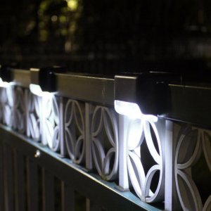 Oprawa schodowa Maclean Lampa solarna schodowa tarasowa MCE319 LED IP44 4000K czujnik zmierzchu 10
