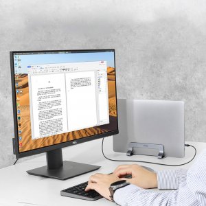 Ugreen Ugreen Aluminiowy Pionowy Stojak Uchwyt Na Laptop LP258 2