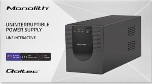 UPS Qoltec Monolith 1500VA (53776) 5
