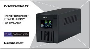 UPS Qoltec Monolith 2000VA USB (53771) 5