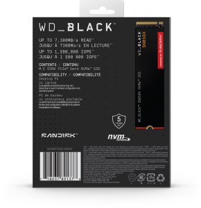Dysk SSD SanDisk SN850X 4TB M.2 2280 PCI-E x4 Gen4 NVMe (WDBB9G0040BNC-WRSN) 8