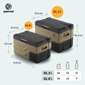 Lodówka turystyczna Peme Quest 40 Storm Sand 10