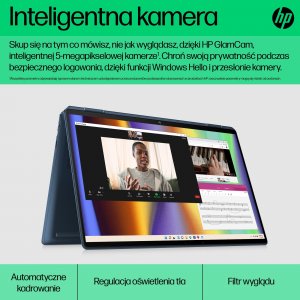 Laptop HP Laptop HP Spectre x360 16-f1024nw / 712F3EA / Intel i7 / 16GB / SSD 1 TB / Intel Xe / QHD+ / Win 11 Pro / Niebieski 25