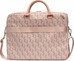 Torba Guess Torba do notebooka 16 cali GCube Stripes GUCB15HGCFSEP różowa 2
