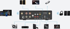 Arylic Arylic H50 - Bezprzewodowy wzmacniacz stereo 11