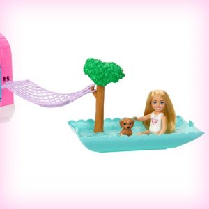 Lalka Barbie Mattel  Kamper Chelsea Zestaw 2w1 (HNH90) 3