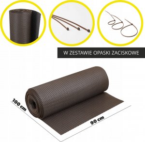 Kadax Osłona Balkonowa Technorattan Mata Na Wymiar 3