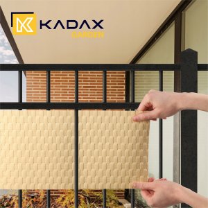 Kadax Taśma Ogrodzeniowa 255x19cm Osłona Płot Ogrodzenie 4