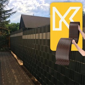 Kadax Taśma Ogrodzeniowa 255x19cm Osłona Płot Ogrodzenie 2