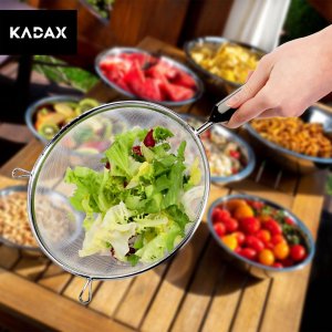 Kadax Sitko Kuchenne Nierdzewne Przesiewacz Mąki 7 cm 4