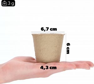 Kadax Doniczki Torfowe Na Rozsady Sadzonki 6cm 60szt. 2