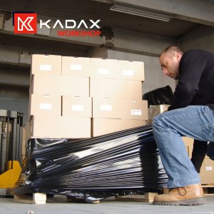 Folia stretch Kadax Folia Stretch Stretch Czarna Mocna Kryjąca 3kg 300M 4