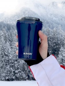 Dr.Bacty Kubek termiczny do kawy z powłoką ceramiczną Apollo - 227 ml - niebieski 7