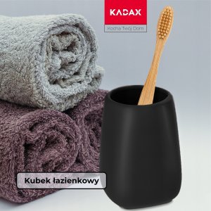 Kadax Kubek Łazienkowy Na Szczoteczkę Pastę Ceramiczny 2