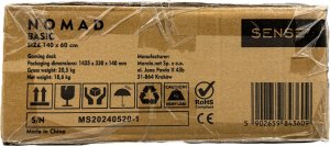 Biurko SENSE7 gamingowe Nomad Basic 140x60 cm 13