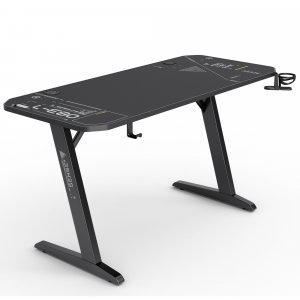 Biurko SENSE7 Nomad Cybernetic Czarne 140 cmx60 cm 140x60 cm 2