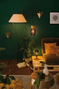 Lampa podłogowa Paulmann Lampa podłogowa NARVE E27 max.1x60W 230V beżowy / czarny / tkanina / metal 5