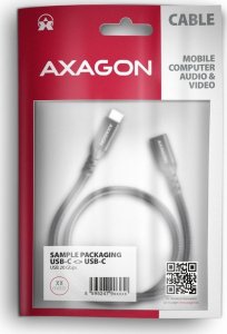 Kabel USB Axagon USB-C - USB-C 1 m Czarny (BUCM32-CF10AB) 7