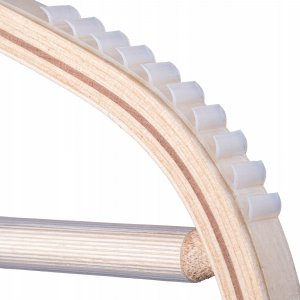 Kadax Wieszak Drewniany Laminowany Na Ubrania Spodnie 3