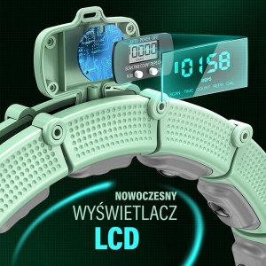 HMS HHM14 HULA HOP GREEN Z MAGNESAMI I OBCIĄŻNIKIEM + LICZNIK 3
