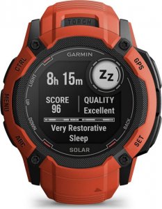 Zegarek sportowy Garmin Instinct 2X Solar Czerwony  (010-02805-01) 8
