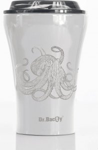 Dr.Bacty Apollo Ceramic Thermal Mug White 236ml Ośmiornica 2