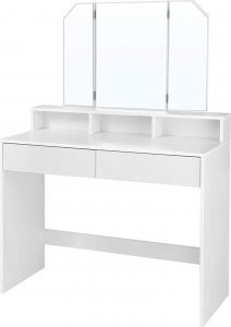 Glamour Toaletka z trójdzielnym lustrem 100 cm GLAMOUR 4