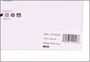 Guess , Alby, Leather, Wallet, SLG Large Zip, Black, For Women For Women 8