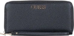 Guess , Alby, Leather, Wallet, SLG Large Zip, Black, For Women For Women 9