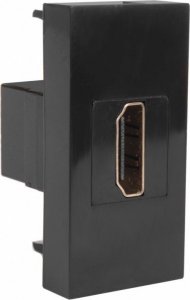 Maclean Gniazdo cienne HDMI pasuje do szklanych ramek MCE720B Czarne 3