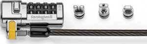 Linka zabezpieczająca Kensington Blokada do laptopa ClickSafe 3-in-1 Combin T-Bar, Nano, Wedge 2